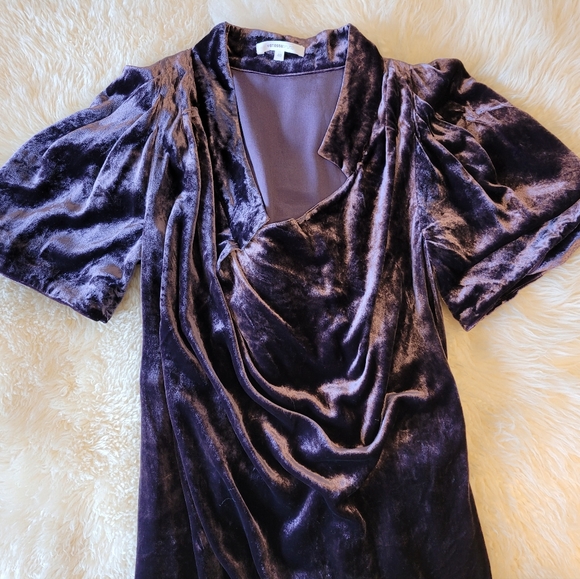 Vanessa Bruno silk crushed velvet dress - Picture 2 of 8